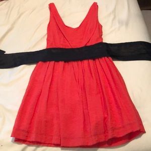 Small orange party dress